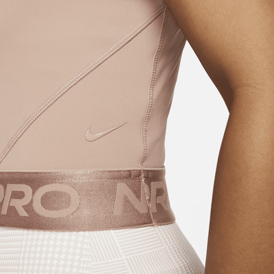 Nike Pro Dri-FIT-top i kort snit til kvinder