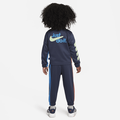 Nike Dri-FIT Colorblocked Toddler 2-Piece Full-Zip Set