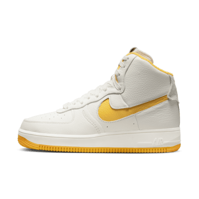 yellow high top air force ones