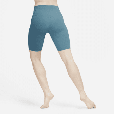 Shorts de ciclista de cintura alta de 20 cm con soporte suave para mujer Nike Zenvy