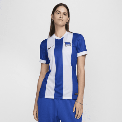 Hertha BSC 2024/25 Stadium Home Nike Replica Fußballtrikot mit Dri-FIT-Technologie für Damen