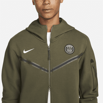 Paris Saint-Germain Tech Fleece Windrunner Men's Full-Zip Hoodie