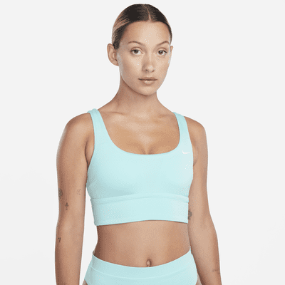 Prenda para la parte superior de Midkini de cuello redondo para mujer Nike Essential