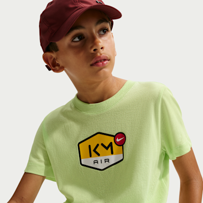 Playera Dri-FIT para niños talla grande Kylian Mbappé
