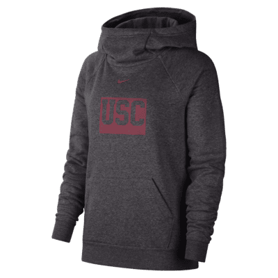 Nike College Essential (USC) Women's Funnel-Neck Hoodie