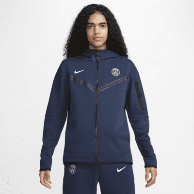 Paris Saint-Germain Tech Fleece Windrunner Men's Full-Zip Hoodie. Nike CA