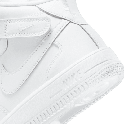 Nike Force 1 Mid EasyOn Younger Kids' Shoes