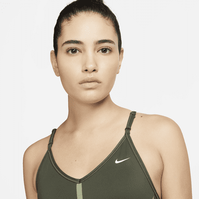 Nike Indy Women's Light-Support Padded V-Neck Sports Bra. Nike.com