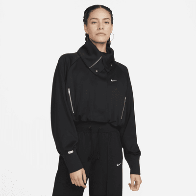 Nike Sportswear Collection extragroße Crop Track-Jacket für Damen. Nike DE