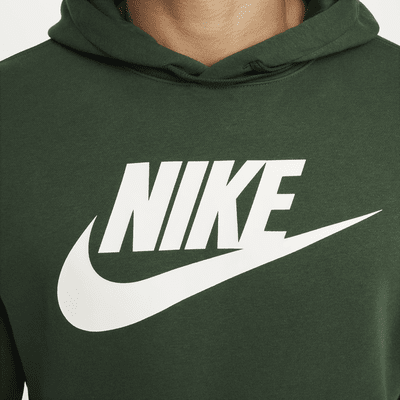 Sudadera con gorro sin cierre con estampado para hombre Nike Sportswear Club Fleece