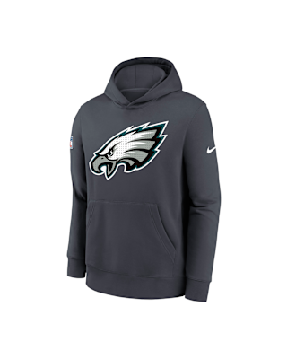 Детское худи Philadelphia Eagles Sideline Club Big Kids' Nike NFL Pullover Hoodie