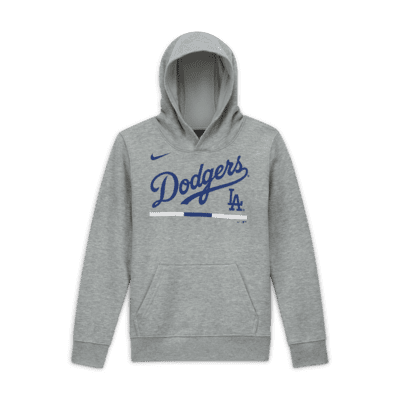 Nike Club Fleece (MLB Los Angeles Dodgers) Big Kids' (Boys') Pullover Hoodie