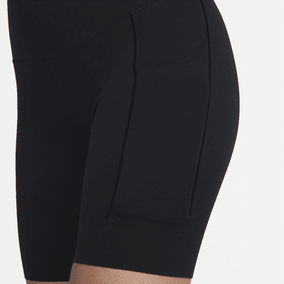 Nike Universa Women's Medium-Support High-Waisted 20cm (approx.) Biker Shorts with Pockets