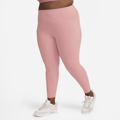 Nike Universa 7/8-Leggings mit Taschen, mittlerem Halt und hohem Bund für Damen (große Größe)