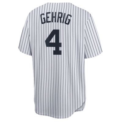 MLB New York Yankees (Lou Gehrig) Men's Cooperstown Baseball Jersey ...