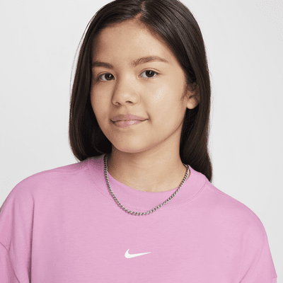 Playera oversized para niña talla grande Nike Sportswear