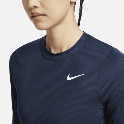 Playera de golf estampada de manga larga para mujer Nike Dri-FIT UV Victory