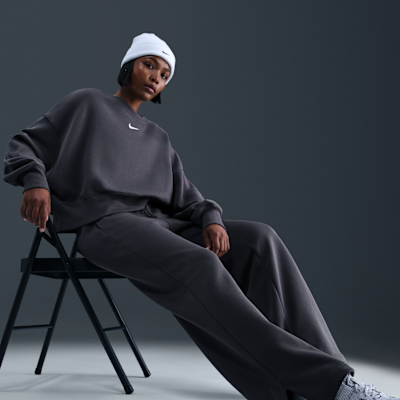Nike Sportswear Phoenix Fleece Women's High-Waisted Wide-Leg Pants