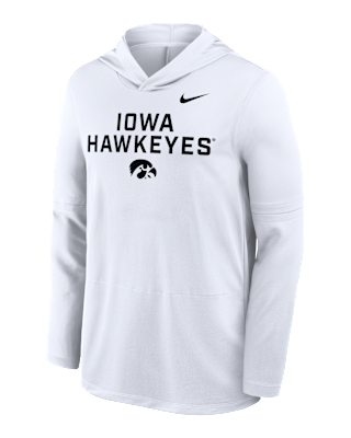 Мужские  Iowa Sideline Nike Dri-FIT College Long-Sleeve Hooded Top