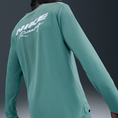 Playera de correr de manga larga Dri-FIT UV para hombre Nike Miler