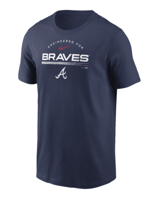 Men's Atlanta Braves Nike Navy 2018 Postseason October Ready T-Shirt