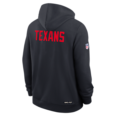 Houston Texans Alt Offensive Set Play Sideline Men's Nike Dri-FIT NFL Pullover Hoodie