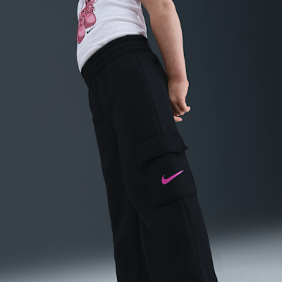Nike Essentials Toddler Graphic Crew and Cargo Pants Set
