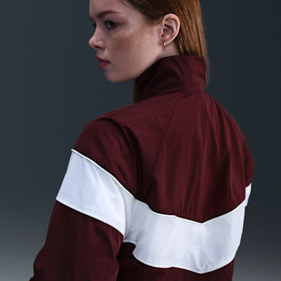 Nike Windrunner Chaqueta de tejido Woven y ajuste holgado con cremallera completa y protección UV - Mujer