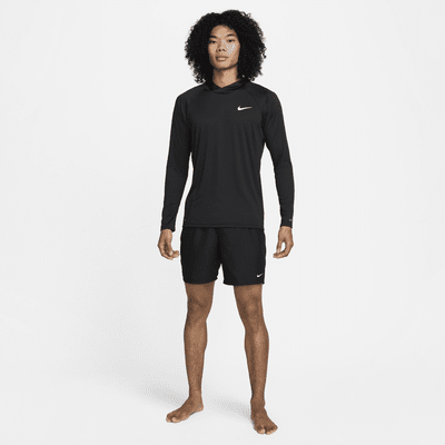 Camiseta Hydroguard con gorro de manga larga para hombre Nike Swim ...