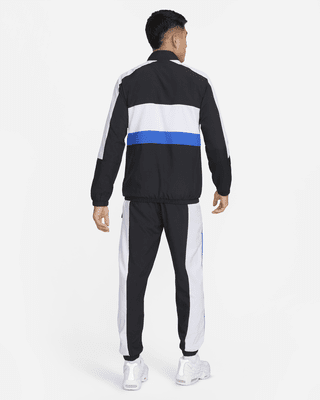 White nike hot sale tracksuit men