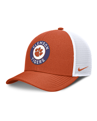 Мужские  Clemson Primetime Rise Nike Dri-FIT College Trucker Adjustable Hat
