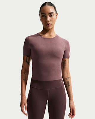 Женские шорты Nike Zenvy Dri-FIT Short-Sleeve Top