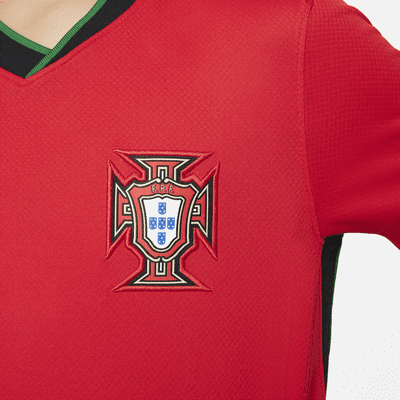 Portugal (Men's Team) 2024/25 Stadium Home Nike Replica Fußballtrikot mit Dri-FIT-Technologie für ältere Kinder