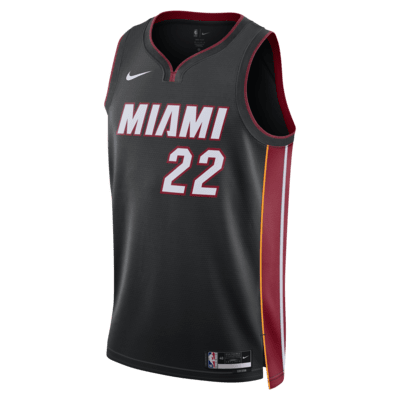 Miami Heat Icon Edition 2022/23 Nike Dri-FIT Swingman NBA-jersey voor heren