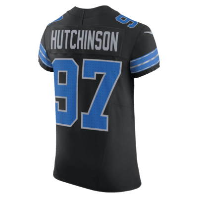 Aidan Hutchinson Detroit Lions Men's Nike Dri-FIT NFL Elite Football Jersey