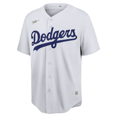خطوط مزخرفة MLB Brooklyn Dodgers (Jackie Robinson) Men's Cooperstown Baseball Jersey خطوط مزخرفة