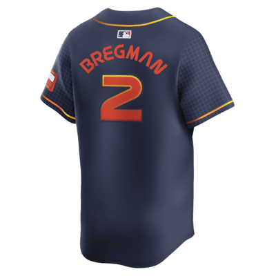 Jersey Nike Dri-FIT ADV de la MLB Limited para hombre Alex Bregman Houston Astros City Connect