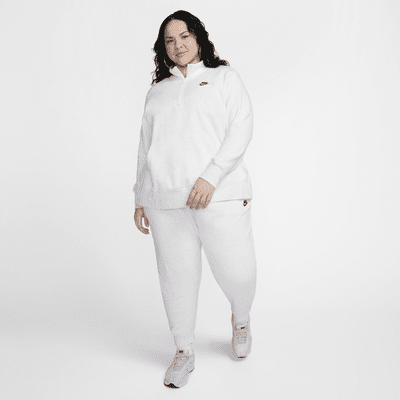 Sudadera de medio cierre para mujer Nike Sportswear Club Fleece (talla grande)