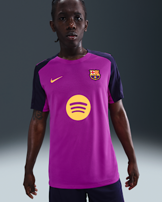 Мужские шорты FC Barcelona Strike Nike Dri-FIT Soccer Short-Sleeve Top