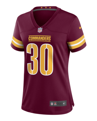 Женские джерси Austin Ekeler Washington Commanders Nike NFL Game Football Jersey для футбола