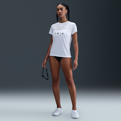 Nike Swim Swoosh Hydroguard Women's Short-Sleeve Top