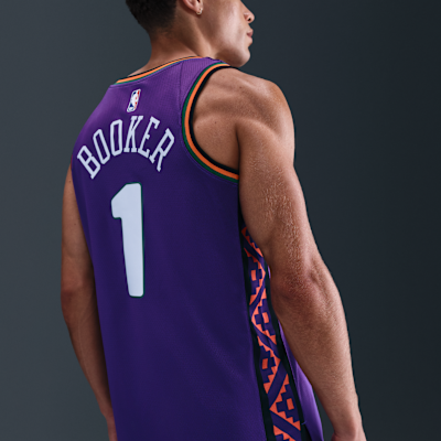 เสื้อแข่งผู้ชาย Nike Dri-FIT NBA Swingman Devin Booker Phoenix Suns 2024/25 City Edition