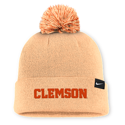 Clemson Primetime Campus Toned Men's Nike College Cuffed Pom Beanie