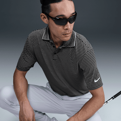 ナイキ ツアー メンズ Dri-FIT ストライプ ゴルフポロ