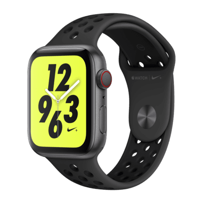 Nike Apple Watch Nike+ Series 4 (GPS + Cellular) with Nike Sport ...