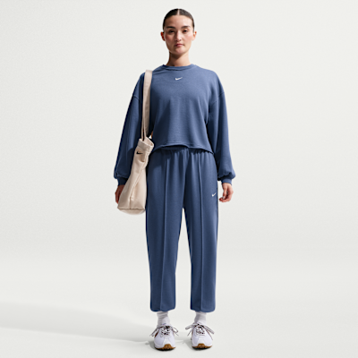 나이키 스포츠웨어 칠 테리 여성 오버사이즈 프렌치 테리 크루넥 스웻셔츠