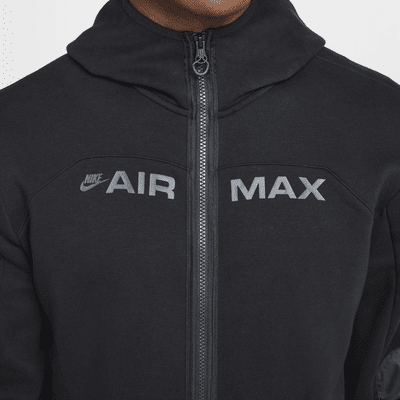 Nike Sportswear Air Max Fleecehoodie met rits voor heren