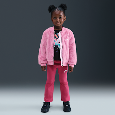 Nike Toddler Faux Fur Bomber Jacket