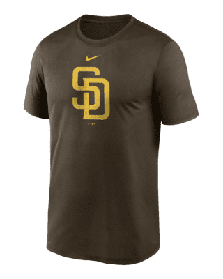 San Diego Padres Polo Mens 2XL Blue Gold MLB Baseball Drifit Nike