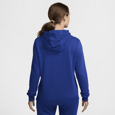 Sudadera con gorro sin cierre de fútbol Nike para mujer Chelsea FC Club Fleece